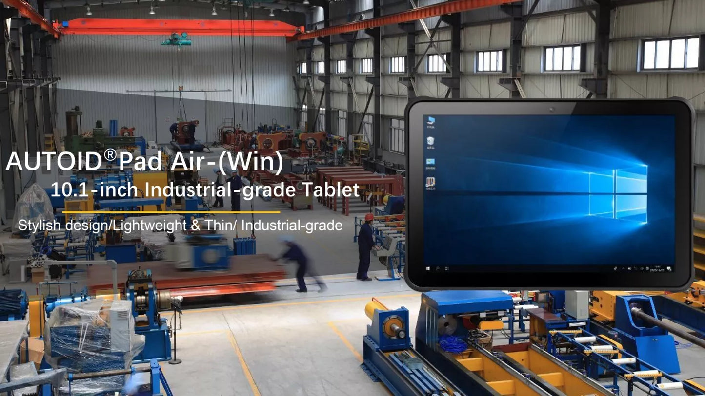 AUTOID Air Pad Windows 10 Rugged Tablets 64 Bit 8GB 128GB Barcode Scanner