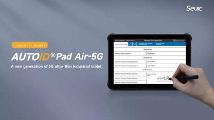 AUTOID Air Pad 5G ultra-thin Android 12 Rugged Tablets Barcode Scanner