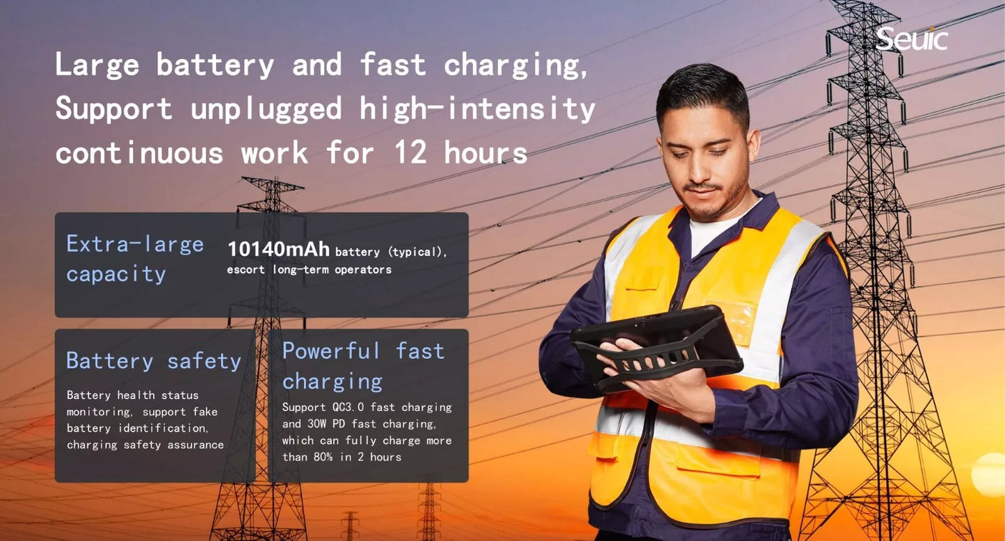 AUTOID Air Pad 5G ultra-thin Android 12 Rugged Tablets Barcode Scanner