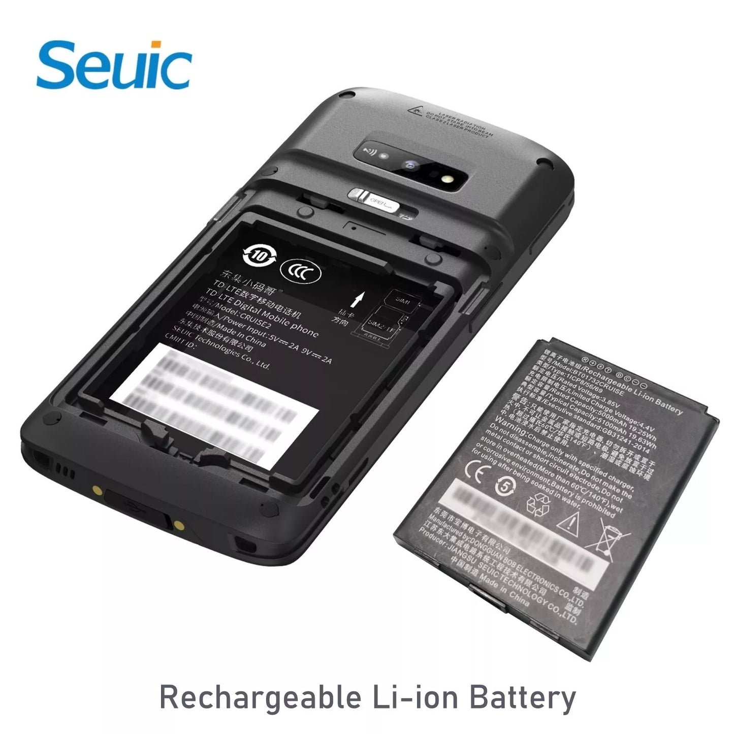5000mAh Rechargeable Li-ion Battery For CRUISE 2-Portable Barcode Scanner