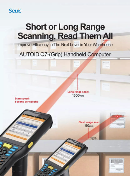 Seuic AUTOID Q7S / Cold / Grip Handheld Acquisition Terminal PDA Android GPS