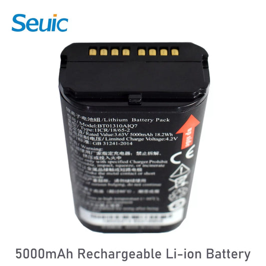 5000mAh Rechargeable Li-ion Battery For AUTOID Q7S Barcode Scanner