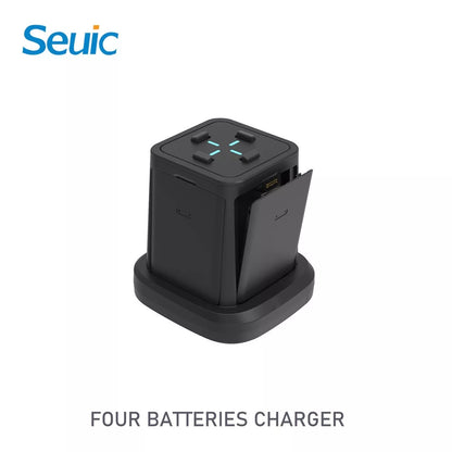Seuic Four Slot Li-ion Battery Charger For CRUISE2 5G Barcode Scanner PDA