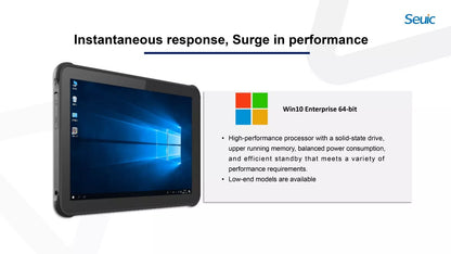 AUTOID Air Pad Windows 10 Rugged Tablets 64 Bit 8GB 128GB Barcode Scanner